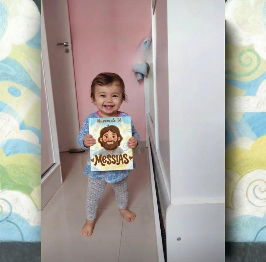 Criança feliz com o livro